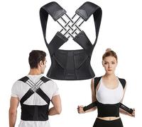 Ceinture de Posture réglable pour Le Dos, correcteur de Posture pour Femme et Homme, orthèse Dorsale entièrement pour la Colonne vertébrale, l'épaule, soulageant la Douleur du Cou, de l'épaule,S