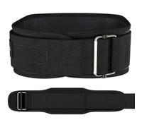 Ceinture De Powerlifting Ceinture d'haltérophilie autobloquante - for une forme physique fonctionnelle sérieuse Support de levage, ceinture d'entraînement Deadlift(Black,M)