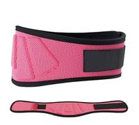 Ceinture De Powerlifting Sports Fitness Haltérophilie Ceintures Gym Entraînement Lombaire Dos Soutien, Powerlifting, Musculation, Squat(Rose Red,L)