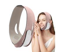 Ceinture de raffermissement du visage, masque facial en forme de V contre la peau flasque | Ceinture faciale élastique respirante | Sangle de lifting en V avec fermeture pour lifting du menton et des
