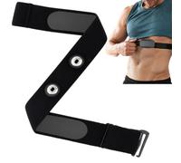 Ceinture de rechange réglable pour capteur cardiaque, compatible pour Garmin, Wahoo, Polar H10 H9, Coospo, Magene, ANT+ Bluetooth, résistante à l’eau et à la sueur, confortable, tour de poitrine 70-10