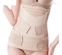 Ceinture De Récupération De Soutien Post-Partum 3 en 1 Ceinture De Soutien De Récupération Post-Partum Réglable Après La Naissance Bande Ventrale Taille Ceinture Pelvienne, XXL