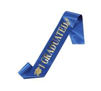 Ceinture De Remise Des Diplômes - Ceinture D'épaule Graduée | Écharpe En Satin Par Sublimation, Costume De Châle Pour Activités Scolaires, Pour L'école, Cérémonie, Femmes, Hommes, Accessoires De Fête