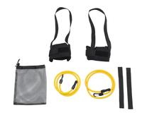 Ceinture de Résistance à Nage Réglable pour Piscine, Noir | Natation et Dos Crawl, Installation Facile, Nage Stationnaire Continue, Paquet Filet Inclus