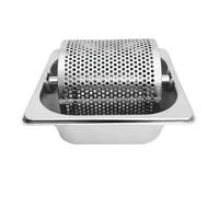 Ceinture de rouleau de beurre avec support, roue d'épandeur de beurre en acier inoxydable, outil de beurrage rotatif pour boutique, cuisine, steaks de pain de maïs