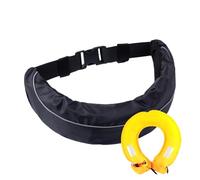 Ceinture de sauvetage - Gonflage manuel - Accessoires de sécurité réutilisables pour kayak, bateau, surf, paddleboard, voile, natation, plongée avec tuba