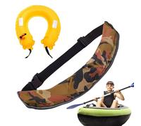 Ceinture de sauvetage pour ceinture - Gilet de sauvetage portable en ceinture | Accessoire réfléchissant compact et réglable avec sifflet pour kayak, pêche et sports de plein air unisexe