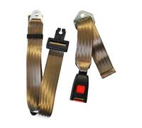Ceinture de sécurité arrière beige centrale statique pour Porsche 914