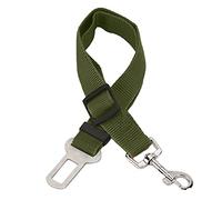 Ceinture de sécurité Auto Sluffs pour Animaux de Compagnie, Longueur réglable, Accessoire Durable pour Chiens, Chats et Autres Animaux de Compagnie (Verte)