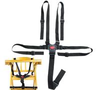 Ceinture de Sécurité Bébé Harnais, Harnais de sécurité 5 points pour chaise haute enfant, Pour Chaise Haute Bébé Landau et Poussette de Voiture et Poussette Universal Harnais