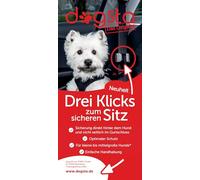 Ceinture de sécurité Dogsto pour Chaque Voiture avec Fixation Centrale à la ceinture de sécurité Position Assise idéale