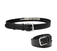 Ceinture de sécurité en cuir PU pour voyage, ceinture de poche antivol à fermeture éclair, rangement de l'argent caché pour les objets de valeur, design réglable et confortable pour les voyages et un