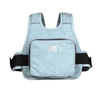 Ceinture De Sécurité Moto Enfant - Harnais En Lin | Sangle De Protection Réglable 30x24 Cm | Sécurise Les Confortablement Pour Balades En Moto Et Sorties