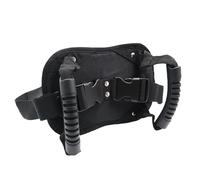 Ceinture de Sécurité Moto pour Passager, Harnais Réglable et Poignée de Maintien Universelle - Sécurité et Confort Renforcés pour Le Passager Arrière, Schwarz