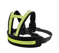 Ceinture de sécurité moto universelle for enfants et tout-petits, bretelles respirantes, harnais réglable réfléchissant(Yellow)