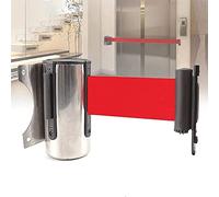 Ceinture de sécurité Murale rétractable - Barrière de Ceinture Murale 3/5/10 m, intérieur et extérieur Ne Pas Traverser Le Ruban pour barrières de contrôle des foules et séparateurs de Lignes (5 m)