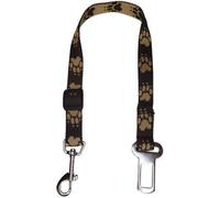 Ceinture de sécurité Palkar pour chiens de taille moyenne 55 cm x 20 mm marron avec pattes