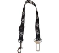 Ceinture de sécurité Palkar pour chiens de taille moyenne 55 cm x 20 mm noir et blanc avec pattes