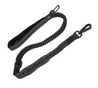 Ceinture de sécurité pour Animaux de Compagnie, Laisse de Marche pour Chien, Sangle réfléchissante en Nylon Durable pour l'entraînement et la Conduite, Boucle verrouillable (Noire)