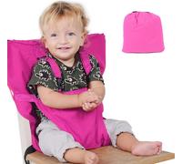 Ceinture de sécurité pour bébé, housse de siège de chaise haute pour enfant réglable, sécurité, housse de siège de sac lavable, Rose Red
