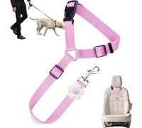 Ceinture De Sécurité pour Chien | Corde Rétractable Sécuritaire - Grand Chien Sangle de Retenue Voiture,pour Animaux Petit Moyen Grand Voyage Routier Déplacement Conduite