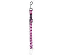 Ceinture De Sécurité Pour Chien DOOG Roses/Noires À Étoiles 38-60Cm