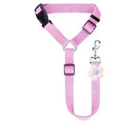 Ceinture De Sécurité pour Chien en Voiture,Corde Ajustable Et Résistante | Harnais De Sécurité pour Petit Chat,pour Animaux Petit Moyen Grand Voyage Routier Déplacement Conduite