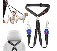 Ceinture de sécurité pour chien - Harnais anti-évasion pour animaux | Sangle en nylon haute résistance | Pour chiens de petite et moyenne race, voyages en voiture, longue conduite, sorties en famille