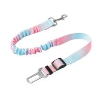 Ceinture de sécurité pour chien - Harnais de protection réglable, maintien élastique anti-choc avec sangle appuie-tête pour voyages | Ceinture véhicule en nylon petits, moyens, grands chiens