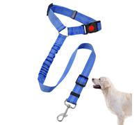 Ceinture de sécurité réglable pour chien, ceinture de sécurité pour chien de voiture | Corde de traction de marche avec ceinture de sécurité pour chien | Laisse de marche à longueur rego