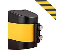 ceinture de sécurité rétractable, Barrière magnétique murale à sangle rétractable de 2/3/5/10 mètres avec accessoires montage(2 meters/6.6FT)