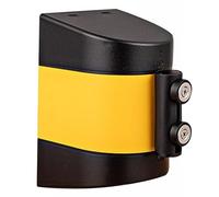 ceinture de sécurité rétractable, Barrière magnétique rétractable avec cordon de fixation mural 2/3/5/10 mètres, accessoires montage inclus(2 meters/6.6FT)