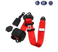 Ceinture de sécurité rétractable certifiée CE, verrou d'urgence à 3 points, contrôleur de ceinture de sécurité pour voiture