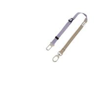 Ceinture de sécurité rétractable for Chien, Tampon élastique, Clip pivotant à 360 °, RPET écologique réfléchissant, 2 en 1, Voiture/Promenade, for Chiens de 40kg Max, 1 pièces(Purple)
