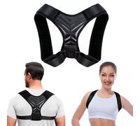 Ceinture de soutien dorsal pour homme et femme - Correcteur de posture - Réglable et respirant - Pour une posture droite - Taille L