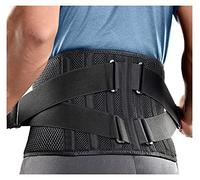Ceinture de Soutien Dorsal réglable pour Hommes et Femmes, Support à Ressort pour Le Bas du Dos, Ceinture de Soutien Abdominale Respirante, Ceinture d'entraînement Fixe à la Taille de Compression