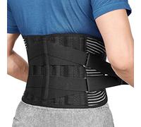 Ceinture De Soutien Lombaire À Double Traction Corset Orthopédique À La Taille Hommes Femmes Décompression De La Colonne Vertébrale Entraîneur De Taille Soulagement Des Douleurs Dorsales ( Color : Bla