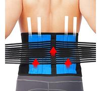 Ceinture de Soutien Lombaire à Double Traction, Grande Taille 5XL 6XL, Corset orthopédique pour la décompression de la Colonne vertébrale, Ceinture d'entraînement pour la Taille, hernie discale, SCO