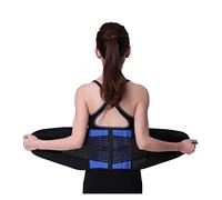 Ceinture de Soutien Lombaire Grande Taille pour Hommes et Femmes, correcteur de Posture, soulagement des douleurs lombaires, Ceinture de décompression Lombaire (Couleur : Bleu, Taille : XX-Large)