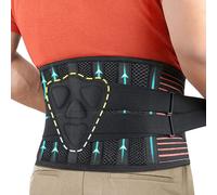 Ceinture De Soutien Lombaire Pour Sport Et Fitness En Plein Air Respirante Compressante Universelle Avec Pad En Relief 3d Pour Taille 1.8-2.1m