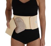 Ceinture de soutien pour hernie/stomie 15cm, support de niveau 3 - taille L, ouverture 72/75 mm