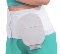 Ceinture de Soutien pour Stomie, Protection de Stomie, Protection Anti-Collision pour le Sport et le Travail, Support Réglable pour Prévenir les Hernies Parastomales(S)