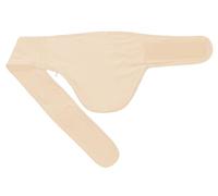 Ceinture de soutien pour stomie verticale douce beige Ceinture de soutien pour hernie Ceinture pour colostomie Ceinture pour hernie Ceinture pour urostomie (côté gauche, taille 6 = 43"à 46")