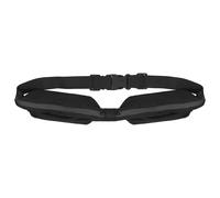 Ceinture de Sport avec 2 Poches Extensibles Réglable Clip de fermeture Noir