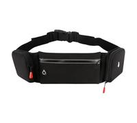 Ceinture de sport réglable pour la course à pied, sac d'hydratation pour téléphone, sac banane d'exercice pour le cyclisme, la randonnée, Couleur : noir., 43*11cm