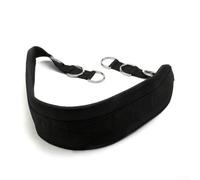 Ceinture de squat lestée avec plusieurs points de réglage, système de stabilité avec anneau en D et structure de soutien axée sur les lombaires