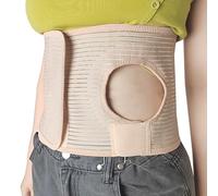 Ceinture de Stomie Abdominale Stomie, Hautement élastique et Respirante, Ceinture de Soutien Réglable Stomie, Idéale Soins Post-Opératoires Après Une Colostomie Iléostomie(Medium)