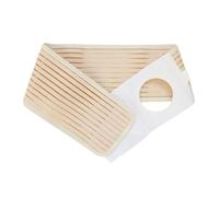 Ceinture de Stomie Ajustable, Ceinture de Soutien de Stomie de 13cm de Large, Bande de Fixation Abdominale, Prévient Les Hernies Parastomales(Small)