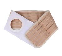 Ceinture de Stomie Ajustable Unisexe, Ceinture élastique Estomac, Ceinture de Soutien pour Hernie Parastomale (Trou de 8 cm), Prévention des Hernies Parastomales(X-Large)