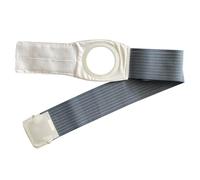 Ceinture de Stomie, Ceinture pour Hernie Ombilicale pour Hommes et Femmes avec Tissu Respirant pour Prévenir l'Ouverture de la Stomie de la Hernie Parastomale(M)